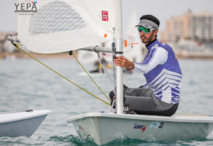 El velerista venezolano José Vicente Gutiérrez